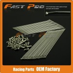 18 Rear Wheel Stainless Steel Spokes Nipples CR125 CR250 CR500 CRF250R CRF450R CRF250X CRF450X CR CRF Dirt Bike Motocross