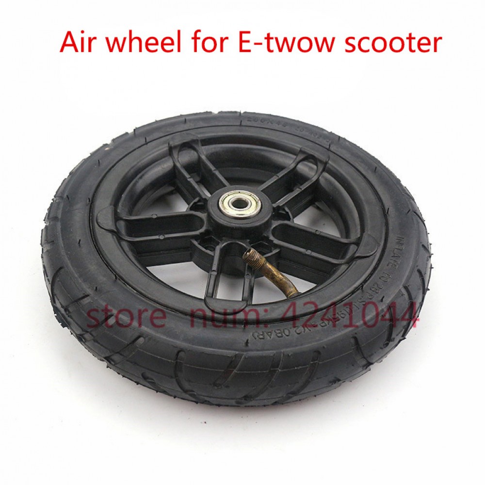 8 Inch Inflated Wheel For E-twow S2 Scooter M6 Pneumatic Wheel With Inner Tube 8 Scooter Wheelchair Air Wheel Can Loading 100Kg