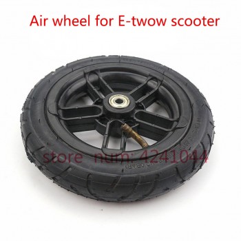 8 Inch Inflated Wheel For E-twow S2 Scooter M6 Pneumatic Wheel With Inner Tube 8 Scooter Wheelchair Air Wheel Can Loading 100Kg