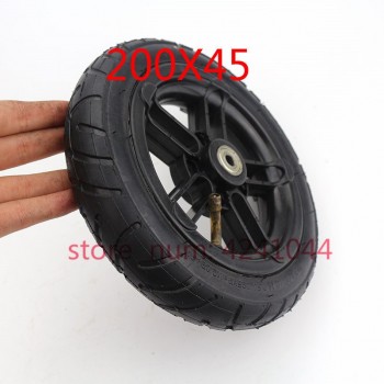 8 Inch Inflated Wheel For E-twow S2 Scooter M6 Pneumatic Wheel With Inner Tube 8 Scooter Wheelchair Air Wheel Can Loading 100Kg