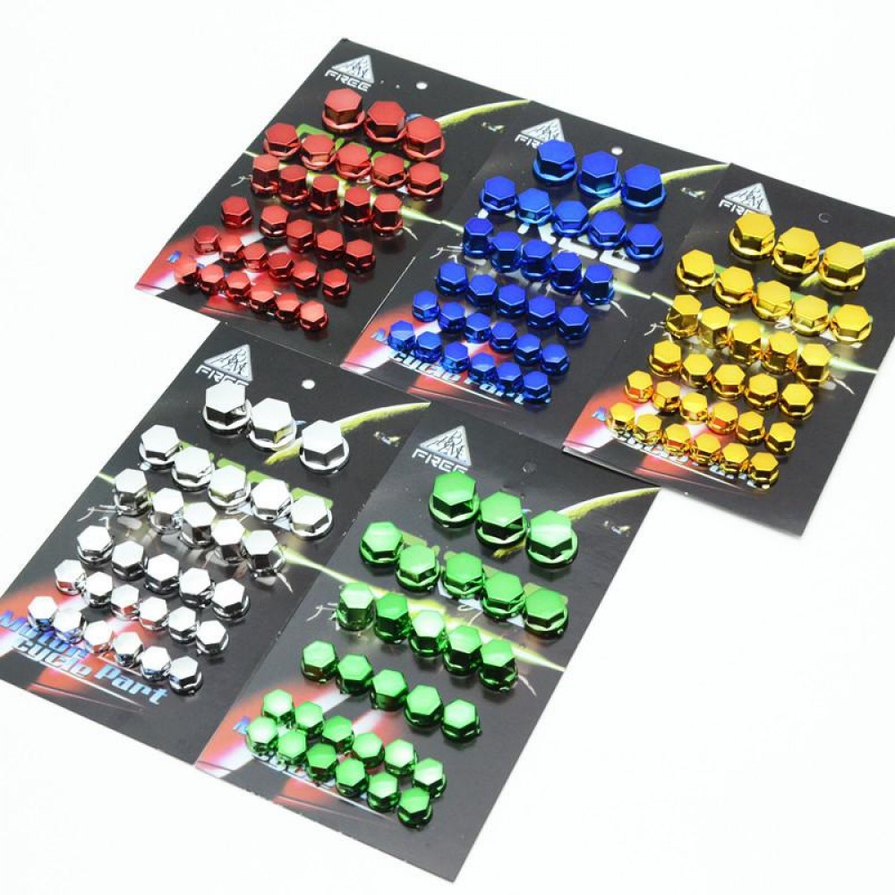 LumiParty 30PCS/Set Motorcycle Modification Accessories Head Screw Cover for Yamaha Kawasaki Honda Decorative Parts r30