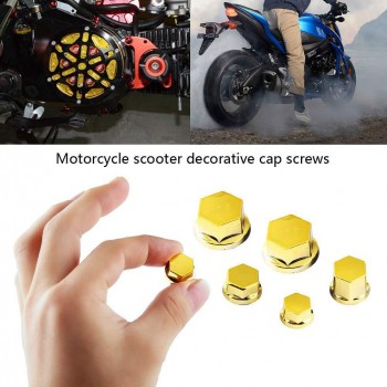 LumiParty 30PCS/Set Motorcycle Modification Accessories Head Screw Cover for Yamaha Kawasaki Honda Decorative Parts r30