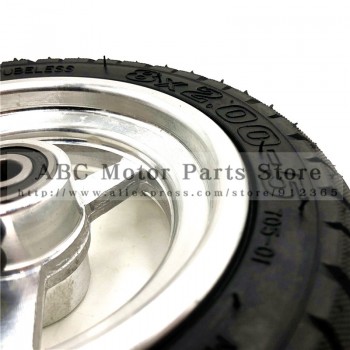 8x2.00-5 Tubeless Tire Wheel Tyre 8X2.00-5 wheel hub Pocket Bike MINI Bike Electric Wheelchair Wheel Motor
