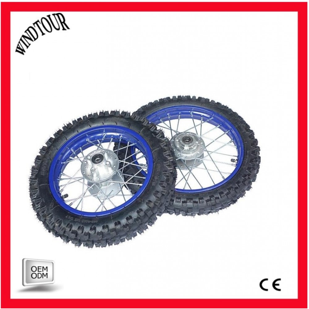 Dirt bike wheel set