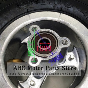 3.00-4 Electric Scooter Front Wheel with QIND tyre Alloy Rim hub and inner tube wheels Gas scooter bike motorcycle