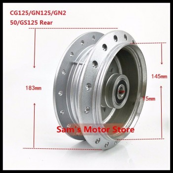 Rear CG125/GN125/GN250/GS125 Aluminum Motorcycle Wheel Rim Hub