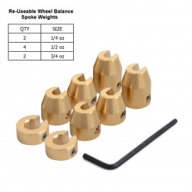 8Pcs Reusable Spoke Wheel Balance Weights For BMW Gs A 1100 1150 1200 Gsa