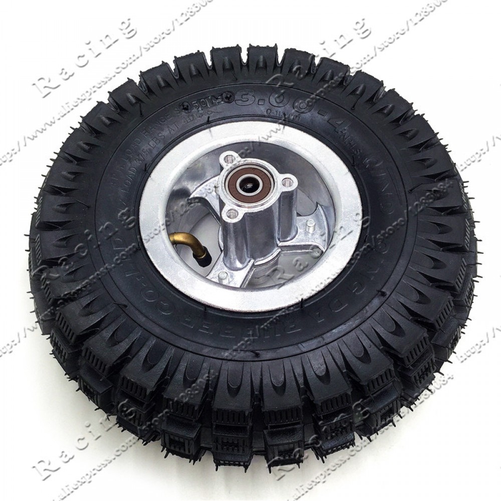 3.00-4 Electric Scooter Front Wheel with QIND tyre Alloy Rim hub and inner tube wheels Gas scooter bike motorcycle