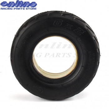 New 6X2 Solid tire without inner tube tire Electric Scooter Wheel Chair Truck Use 6 Tire Tyre F0 Pneumatic Trolley Cart