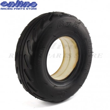 New 6X2 Solid tire without inner tube tire Electric Scooter Wheel Chair Truck Use 6 Tire Tyre F0 Pneumatic Trolley Cart