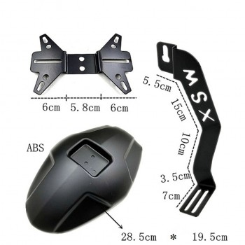 Universal Motorcycle Fender Modified Motocross rear wheel cover Motorcycle back mudguard for MSX125 MSX-SF-125 Monster-795 YG125