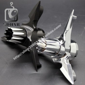 Chrome and black rotating blades rotating shaft cap Harley 29.5mm Street gliding sub black part motorcycle parts shaft cover