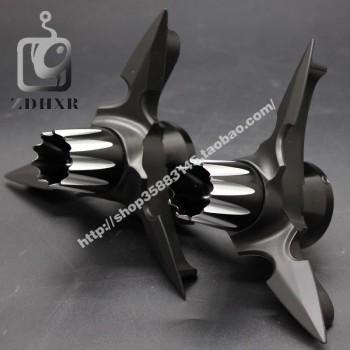 Chrome and black rotating blades rotating shaft cap Harley 29.5mm Street gliding sub black part motorcycle parts shaft cover