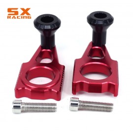 Motorcycle CNC Rear Chain Adjuster Axle Block For HONDA CR125 CR250 02-07 CRF250R CRF250X 04-14 CRF450R 02-14 CRF450X 05-14