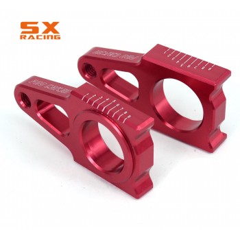Motorcycle CNC Rear Chain Adjuster Axle Block For HONDA CR125 CR250 02-07 CRF250R CRF250X 04-14 CRF450R 02-14 CRF450X 05-14