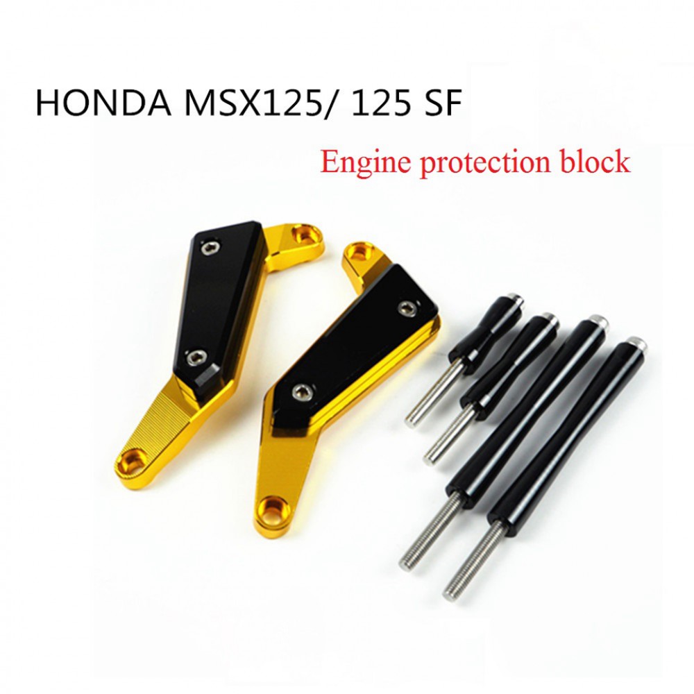 Motorcycle engine protection block Modified anti-drop plastic CNC Engine protection cover for Honda MSX125 / SF Monster795 YG125