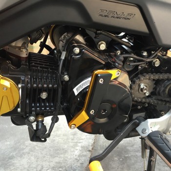 Motorcycle engine protection block Modified anti-drop plastic CNC Engine protection cover for Honda MSX125 / SF Monster795 YG125