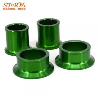 Front amp; Rear Billet Wheel Hub Spacer For KAWASAKI KX125 KX250 KX 125 250 2006-2008 KX250F KX450F KXF250 KXF450 KXF 2006-2016