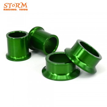 Front amp; Rear Billet Wheel Hub Spacer For KAWASAKI KX125 KX250 KX 125 250 2006-2008 KX250F KX450F KXF250 KXF450 KXF 2006-2016