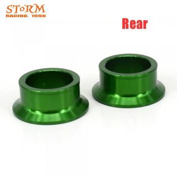 Front amp; Rear Billet Wheel Hub Spacer For KAWASAKI KX125 KX250 KX 125 250 2006-2008 KX250F KX450F KXF250 KXF450 KXF 2006-2016