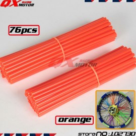 Universal Plastic Rim spoke skins covers For SX SXF EXC XC EXC-F EXCF Dirt Bike MX Motocross Enduro Off Road Motorcycle