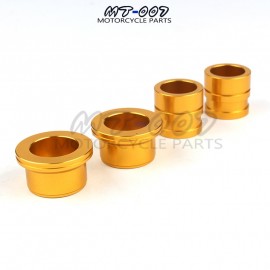 CNC Front amp; Rear Wheel Hub Spacers Axle Kit For SUZUKI RMZ250 2007-2016 RMZ450 2005-2016 08 09 10 11 12 13 14 RMX450Z 10-15