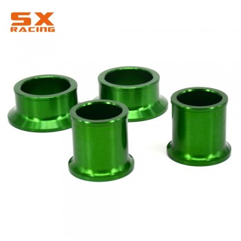 Motorbike CNC Front And Rear Wheel Hub Spacer Set For KAWASAKI KX125 KX250 2006 2007 2008 KX250F KX450F KXF250 KXF450 2006-2016