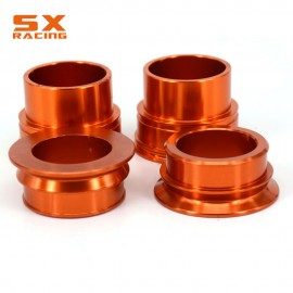 Motorcycle Aluminum Front And Rear Wheel Hub Spacer Set For KTM SX SXF XCF 125 150 200 250 300 350 400 450 2013 2014 Motocross