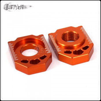 Motorbike CNC Rear Chain Adjuster Axle Block For KTM SX85 SX SXF XC XCF EXC EXCF XCW XCFW 125 150 200 250 300 350 450 500 530