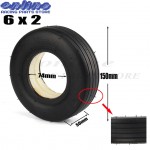 High quality 6 Tire tyre 6X2 soild tire without inner tire Non inflatable for Electric Scooter F0 Wheel Trolley Cart Air Wheel