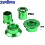 CNC Billet Aluminum Front amp; Rear Wheel Hub Spacers Sets F KX125 KX250 KXF250 KXF450 Motorcycle Motorcross Dirt Bike Off Road
