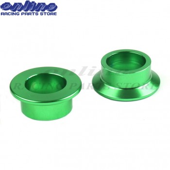 CNC Billet Aluminum Front amp; Rear Wheel Hub Spacers Sets F KX125 KX250 KXF250 KXF450 Motorcycle Motorcross Dirt Bike Off Road