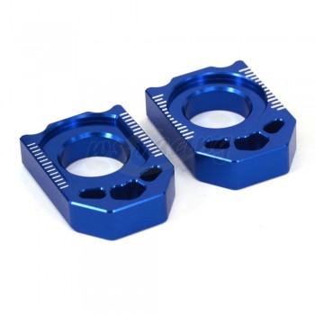 CNC Rear Chain Adjuster Axle Block For YZ125 YZ250 YZ250F YZF250 YZ450F YZ250X YZ250FX WR250F WR450F WR250R WR250X Motorcycle