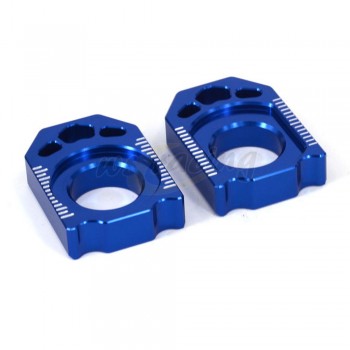 CNC Rear Chain Adjuster Axle Block For YZ125 YZ250 YZ250F YZF250 YZ450F YZ250X YZ250FX WR250F WR450F WR250R WR250X Motorcycle