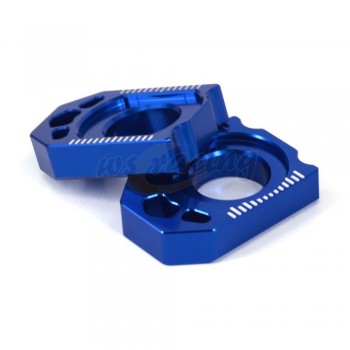 CNC Rear Chain Adjuster Axle Block For YZ125 YZ250 YZ250F YZF250 YZ450F YZ250X YZ250FX WR250F WR450F WR250R WR250X Motorcycle