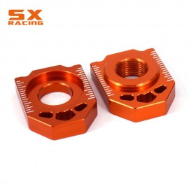 Motorcycle CNC Rear Chain Adjuster Axle Block For KTM SX85 03-14 SX SXF XC XCF 125-450 2012 EXC EXCF XCW XCFW 125-530 2000-2016