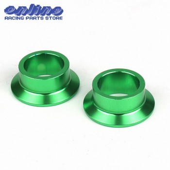 Free Shipping QXMOTOR Logo CNC Billet Rear Wheel Hub Spacer For KX125 KX250 03-08 KXF250 04-14 KXF450 KLX450R Motocross Enduro