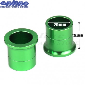 CNC Billet Front Wheel Hub Spacers For KX125 KX250 06-08 KXF250 KXF450 06-14 Motorcross Motorcycle Enduro Dirt Bike Off Road