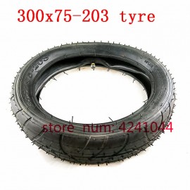 Free shipping pneumatic tire 300X75-203 tyre inner tube fit for Childrens tricycle baby trolley accessories