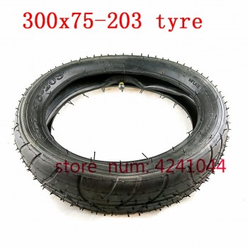 Free shipping pneumatic tire 300X75-203 tyre inner tube fit for Childrens tricycle baby trolley accessories