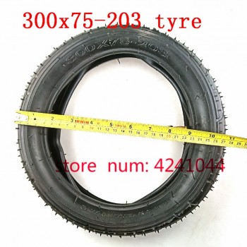 Free shipping pneumatic tire 300X75-203 tyre inner tube fit for Childrens tricycle baby trolley accessories