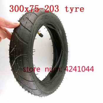 Free shipping pneumatic tire 300X75-203 tyre inner tube fit for Childrens tricycle baby trolley accessories