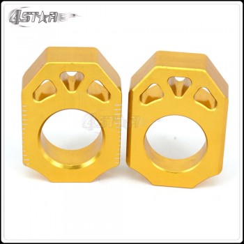 Motorbike CNC Rear Chain Adjuster Axle Block For SUZUKI RMZ250 2004-2016 RMZ450 2005-2016 RMX450Z 2010-2015 Dirt Bike