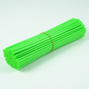 72pcs/set 17cm Motorcycle Spoke Fluorescence Tube Scooter Dirt Bike Wheel Protection Cover Motorbike Wheel Rim Decorative Spokes