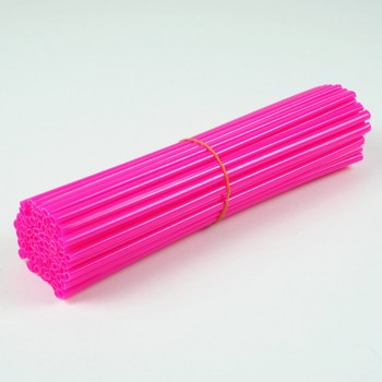 72pcs/set 17cm Motorcycle Spoke Fluorescence Tube Scooter Dirt Bike Wheel Protection Cover Motorbike Wheel Rim Decorative Spokes