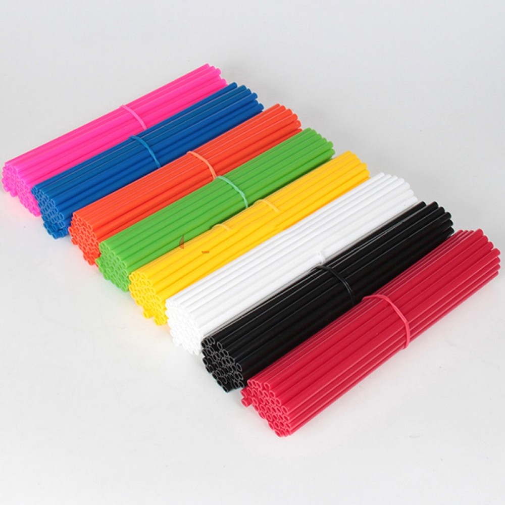 Motorcycle Conduit Modification Plastic Color Sleeve Universal Spiral Sleeve Color Spiral Casing 72 / Pack