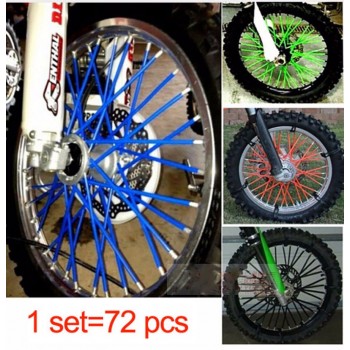 Motorcycle Conduit Modification Plastic Color Sleeve Universal Spiral Sleeve Color Spiral Casing 72 / Pack