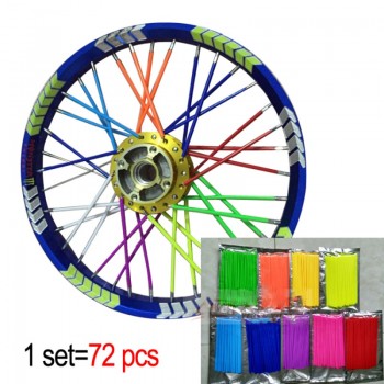Motorcycle Conduit Modification Plastic Color Sleeve Universal Spiral Sleeve Color Spiral Casing 72 / Pack