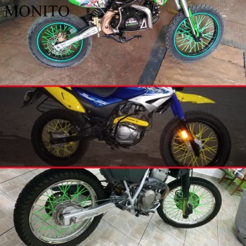 Motorcycle Wheel Rim Spoke Protector Dirt Bike Rims Skins Cover Skins For KTM FREERIDE 250 350 Husaberg HUSQVARNA TC85 TC 85 420