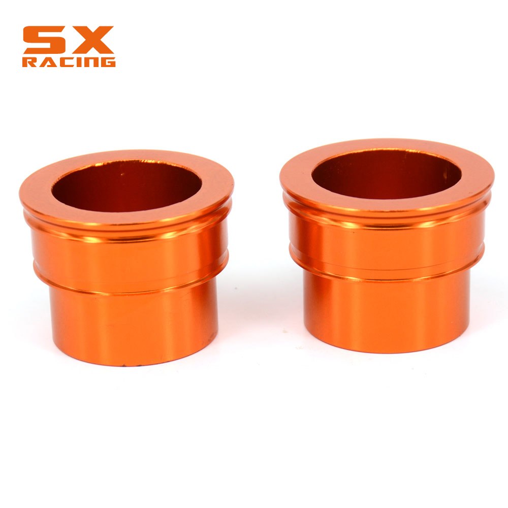 Motorbike CNC Front Wheel Hub Spacer Set For KTM SX SXF XCF 125-450 03-14 SX SXF XCF 505-530 03-12 EXC XCW SMR 125-530 03-15